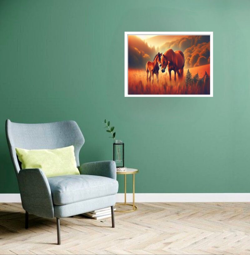 Quadro Decorativo Cavalo Filhote - 50x70 cm