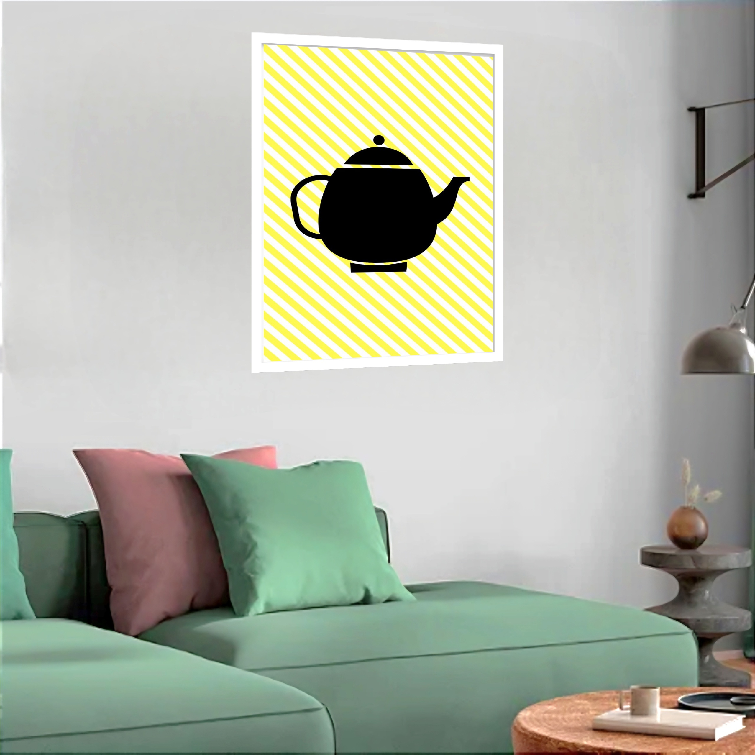 Quadro Decorativo Chaleira Café - 70x50 cm