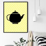 Quadro Decorativo Chaleira Café - 70x50 cm