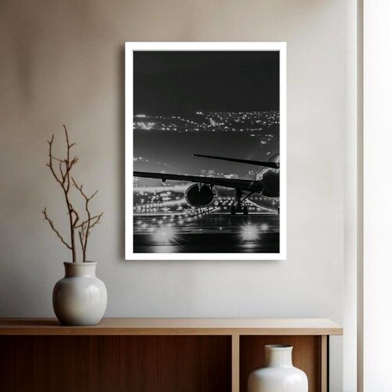 Quadro Decorativo Cidades Aeroporto - 70x50 cm
