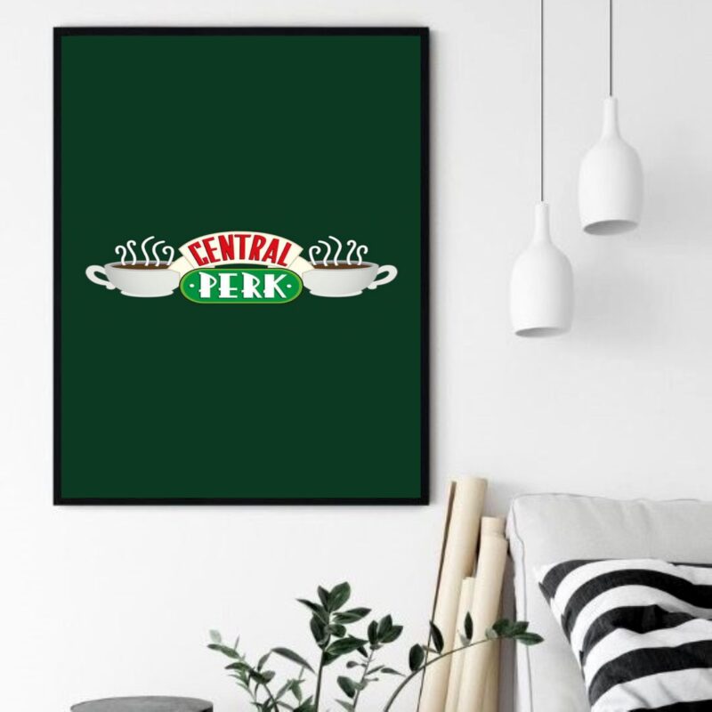 Quadro Decorativo Coffee Central Perk - 70x50 cm