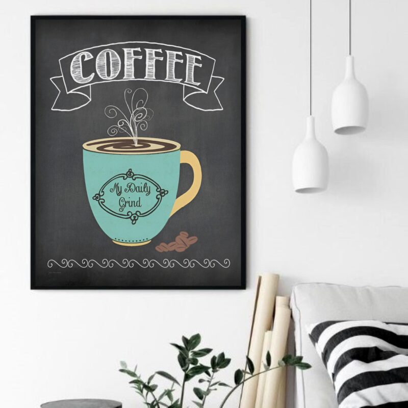 Quadro Decorativo Coffee My Daily Grind - 70x50 cm