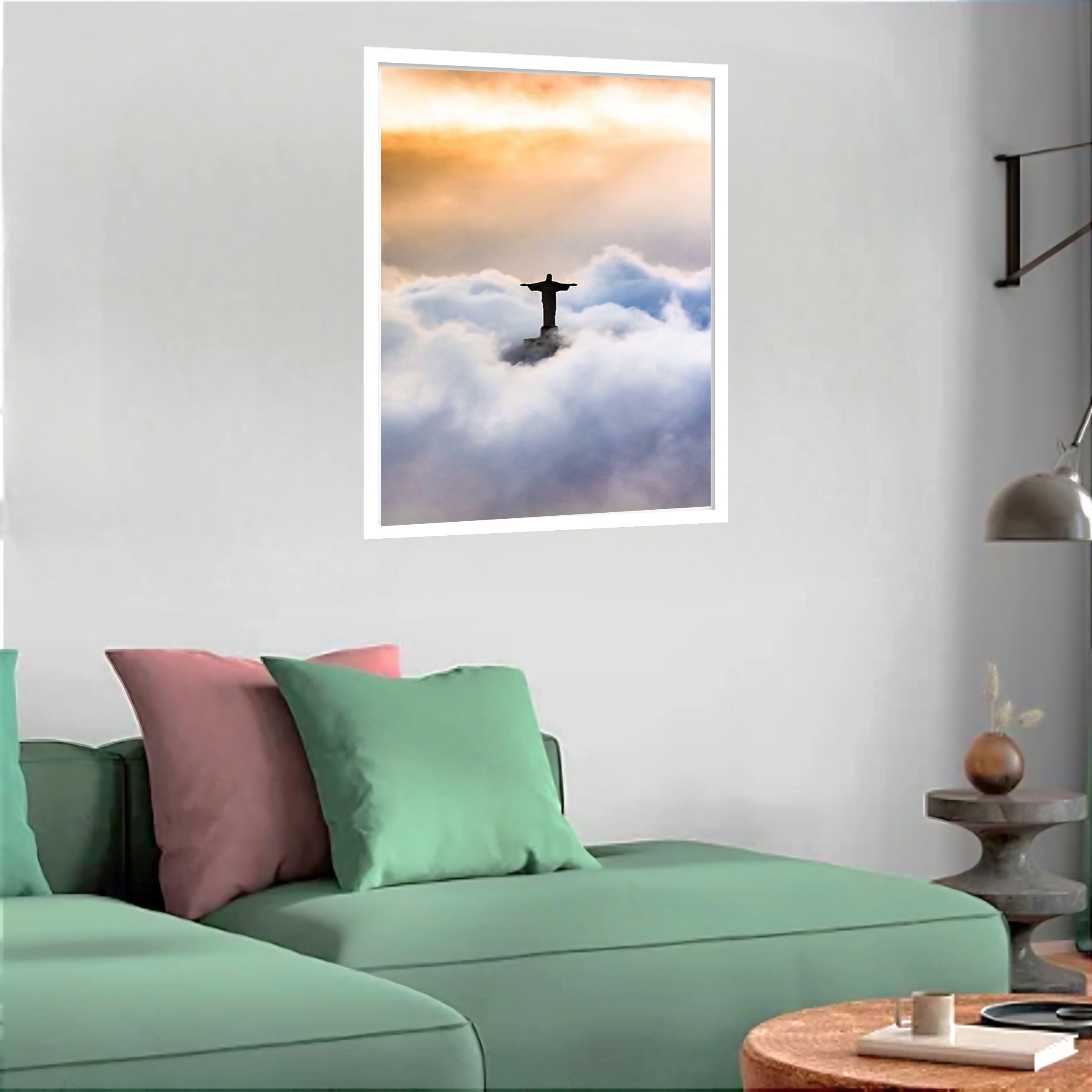 Quadro Decorativo Cristo Redentor - 70x50 cm