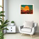 Quadro Decorativo Deserto Mexicano - 50x70 cm