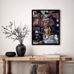 Quadro Decorativo Direito Colagem - 70x50 cm