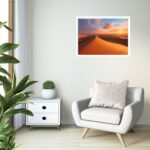Quadro Decorativo Dunas Pôr do Sol - 50x70 cm