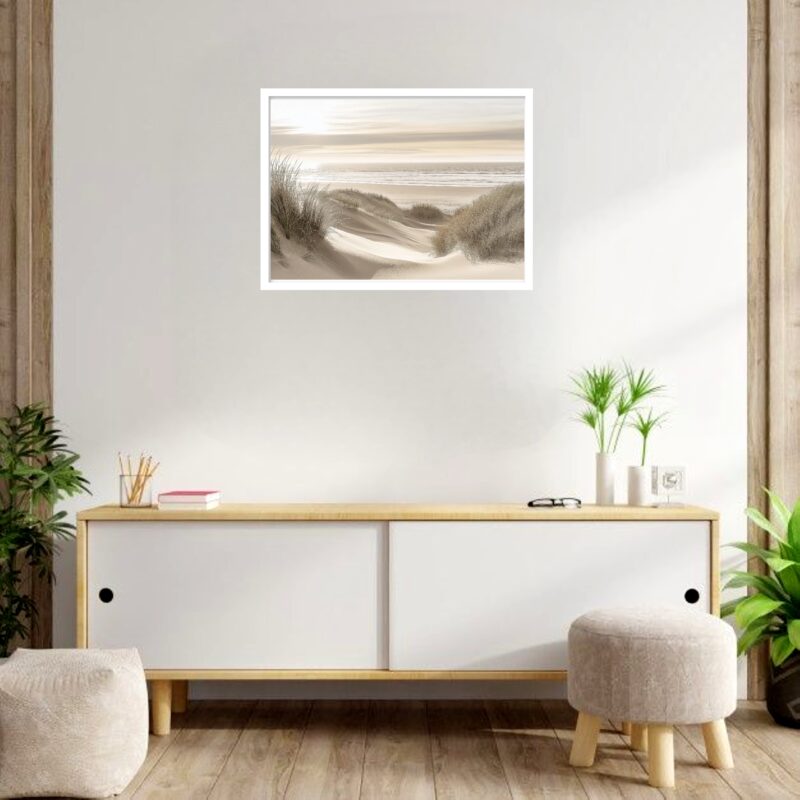 Quadro Decorativo Dunas Praia Suave - 50x70 cm