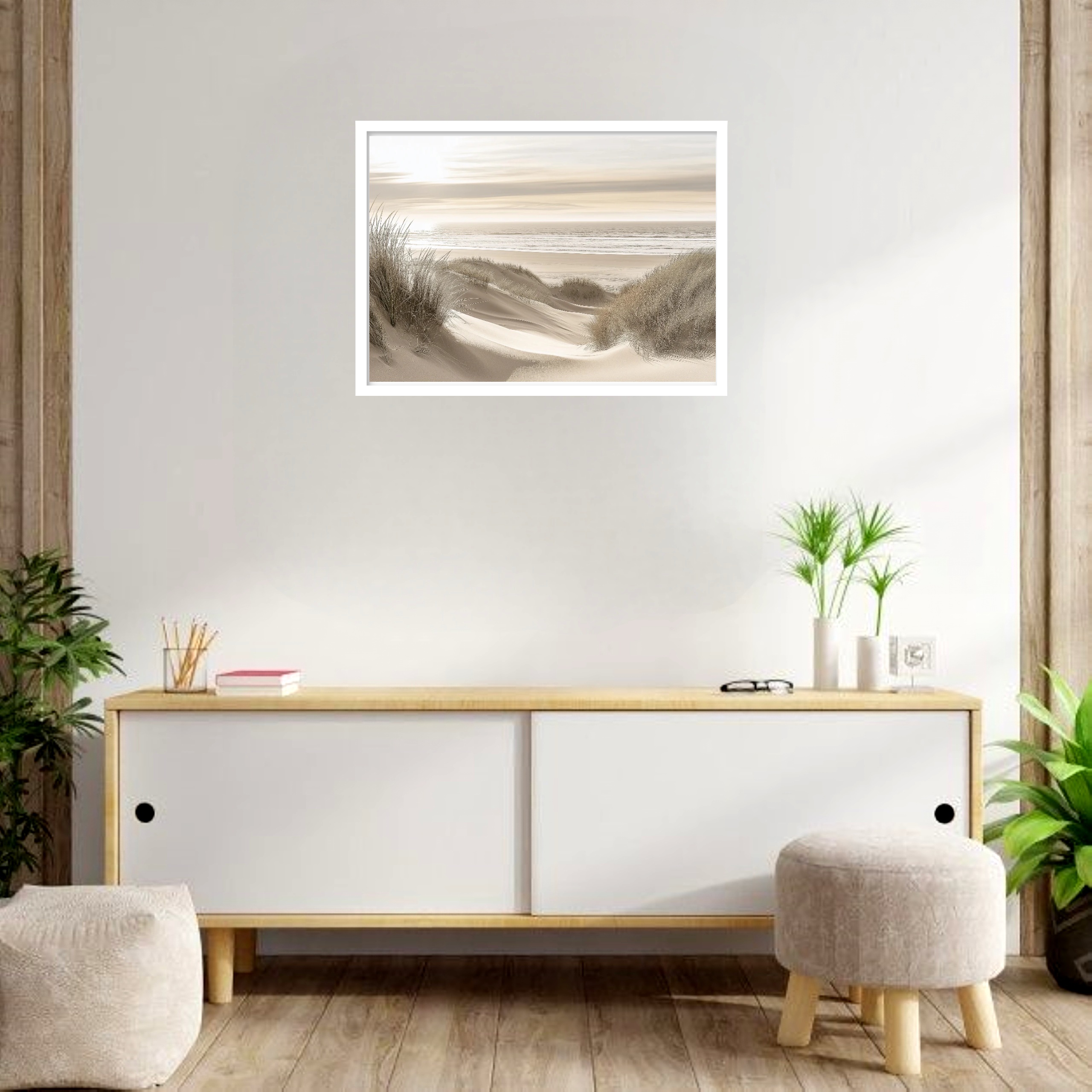 Quadro Decorativo Dunas Praia Suave - 50x70 cm