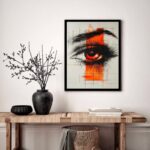 Quadro Decorativo Eyes Ai Art - 70x50 cm