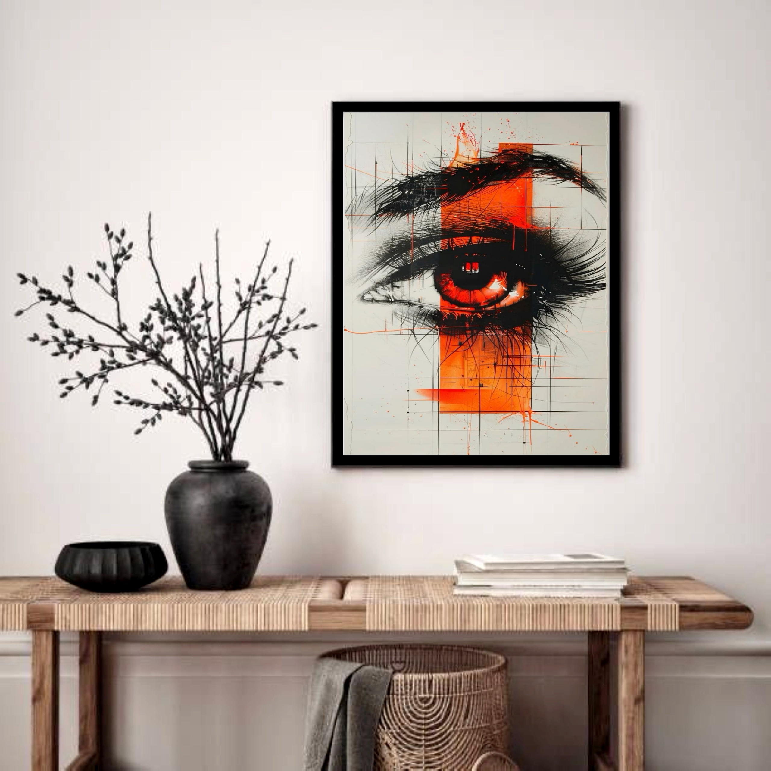 Quadro Decorativo Eyes Ai Art - 70x50 cm