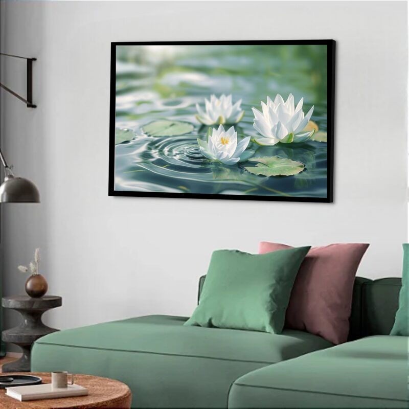 Quadro Decorativo Flor de Lótus - 50x70 cm