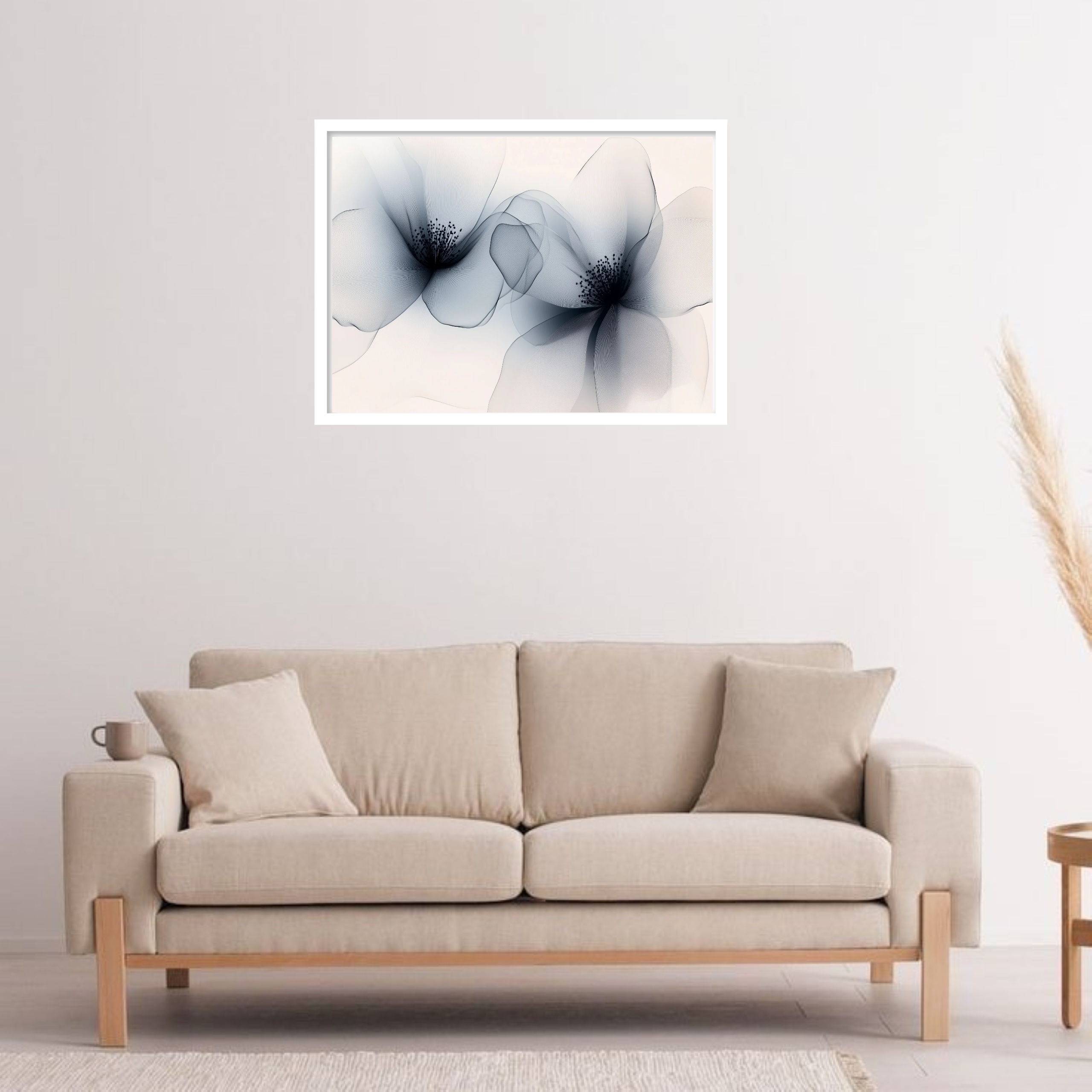 Quadro Decorativo Flores Delicadas - 50x70 cm