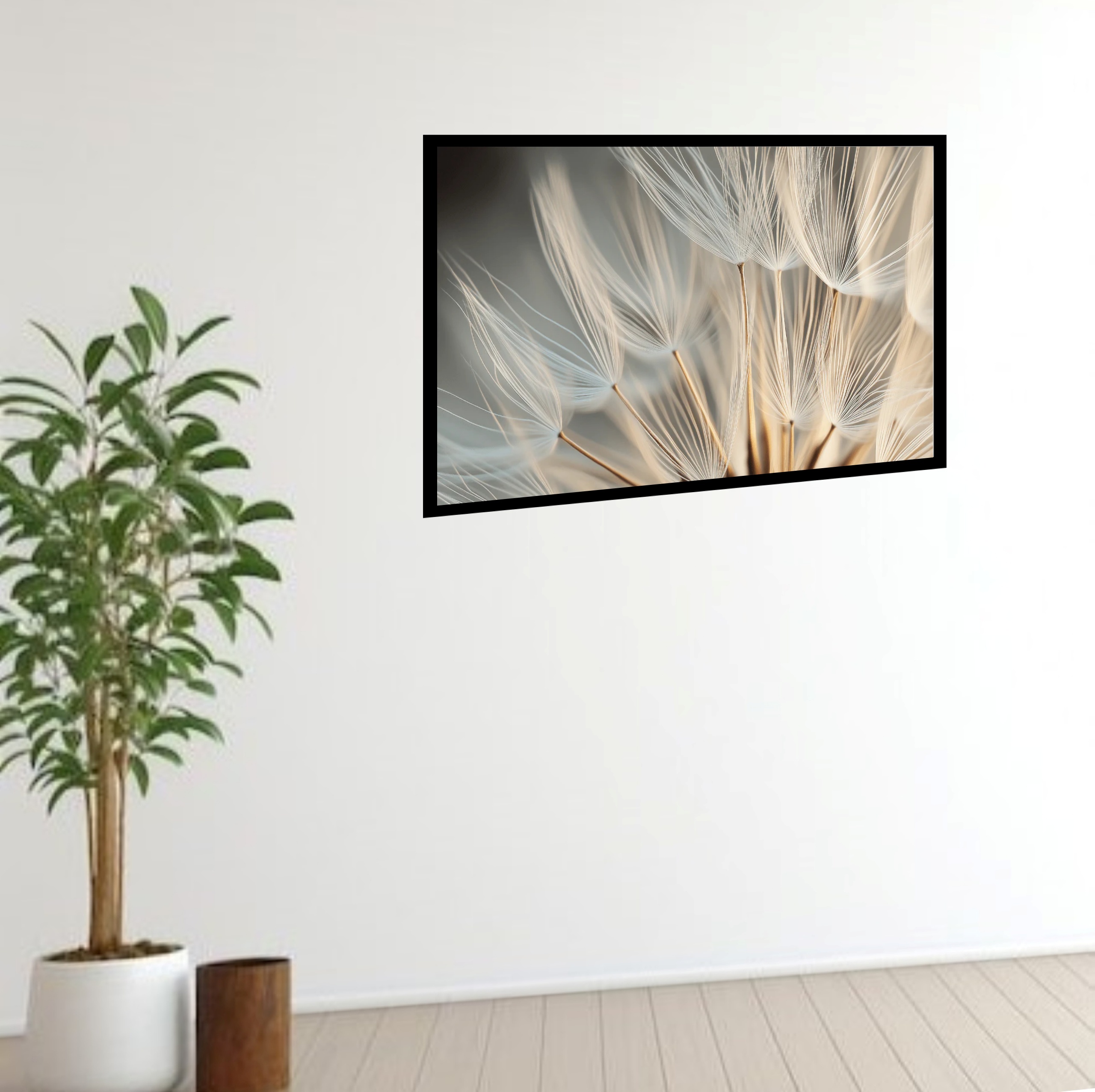 Quadro Decorativo Flores Dentes-de-Leão - 50x70 cm