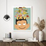 Quadro Decorativo Garoto TDAH - 70x50 cm