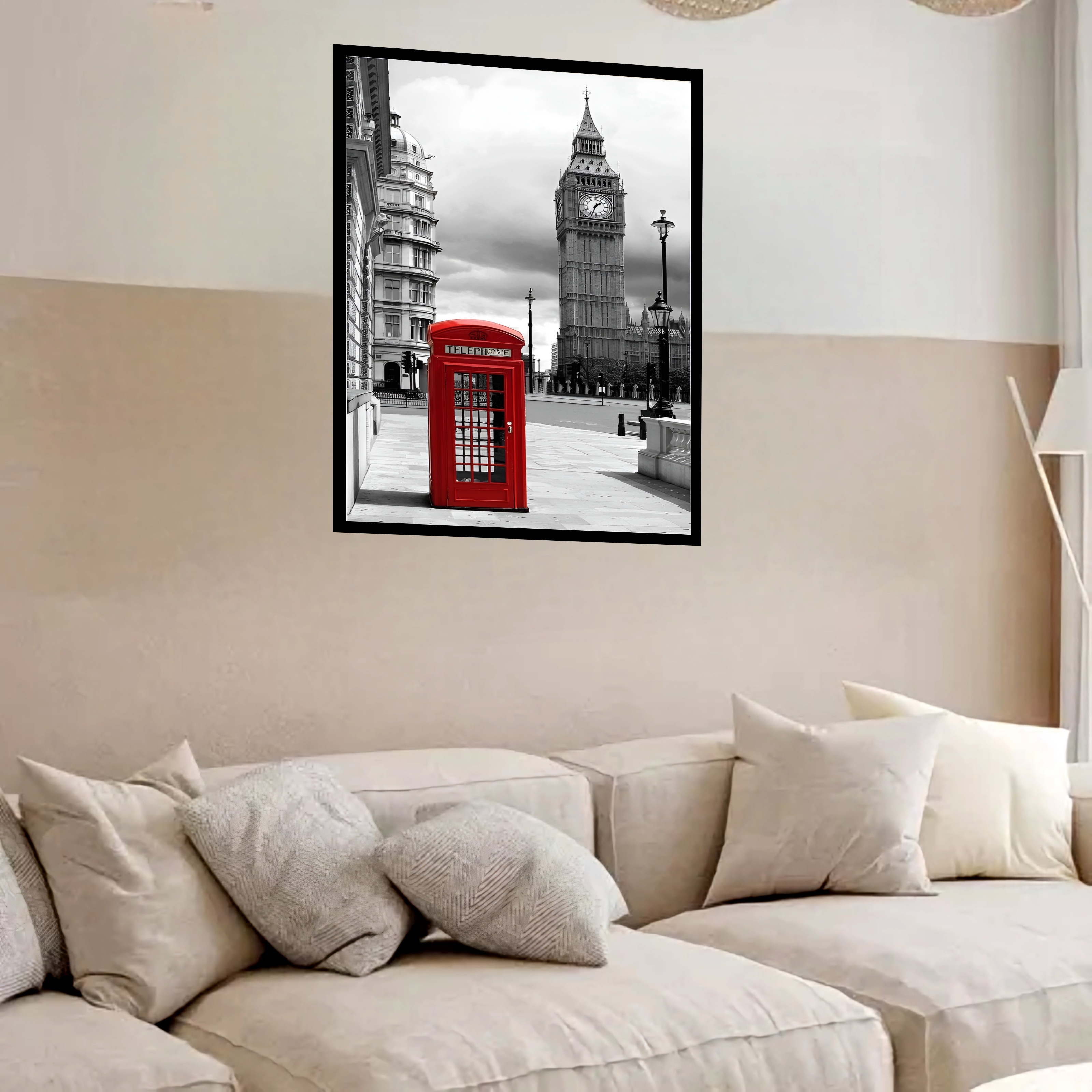 Quadro Decorativo Londres Telefone - 70x50 cm