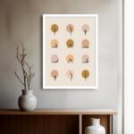 Quadro Decorativo Lua Movimento Yoga - 70x50 cm