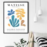 Quadro Decorativo Matisse Aquarela Folhas - 70x50 cm