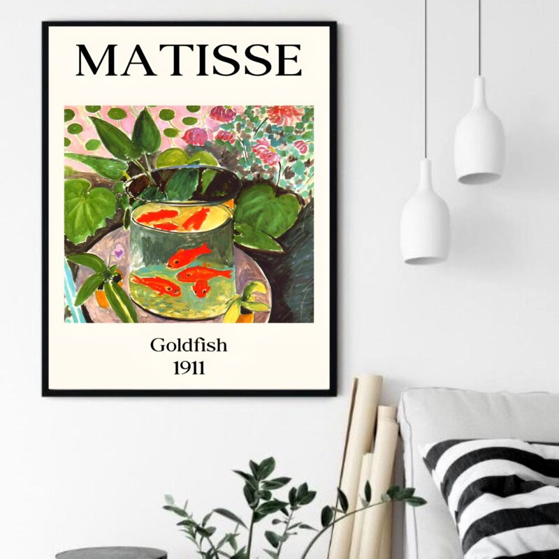 Quadro Decorativo Matisse Goldfish - 70x50 cm