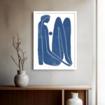 Quadro Decorativo Matisse Mulher Azul - 70x50 cm