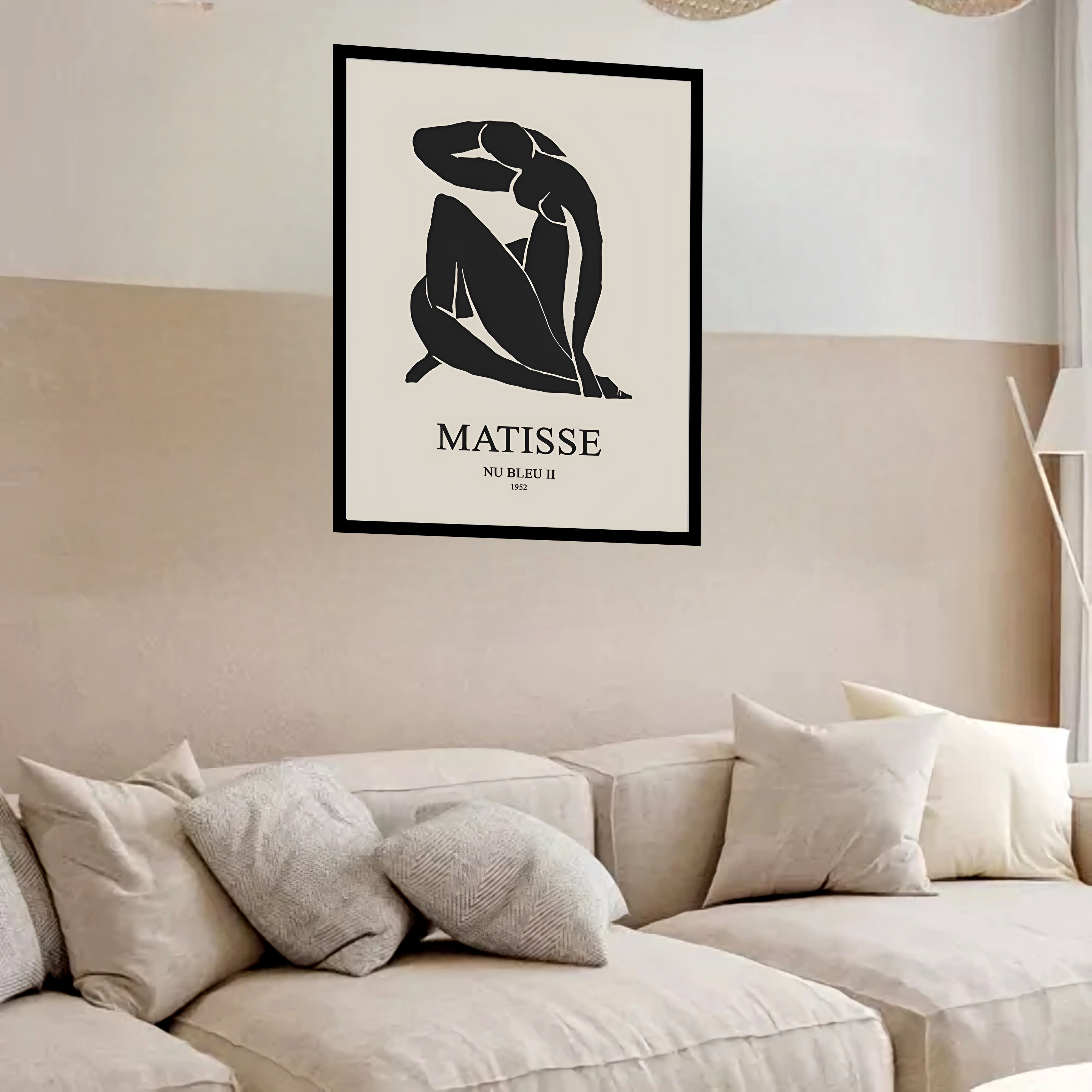 Quadro Decorativo Matisse Nu Bleu II - 70x50 cm