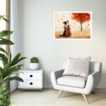 Quadro Decorativo Mulher Violino - 50x70 cm