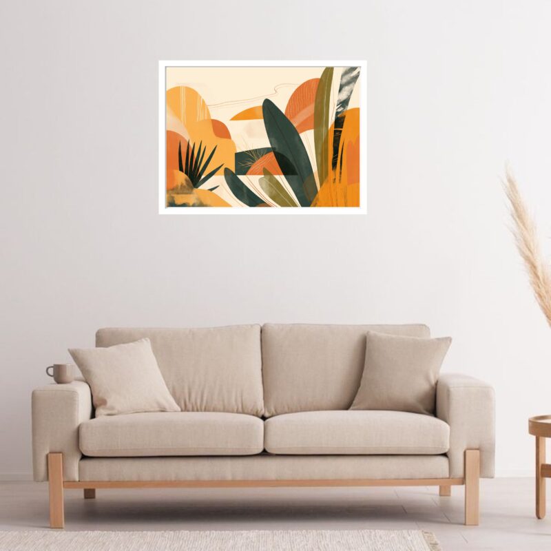 Quadro Decorativo Natureza Abstrato - 50x70 cm