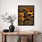 Quadro Decorativo Navio Antigo - 70x50 cm