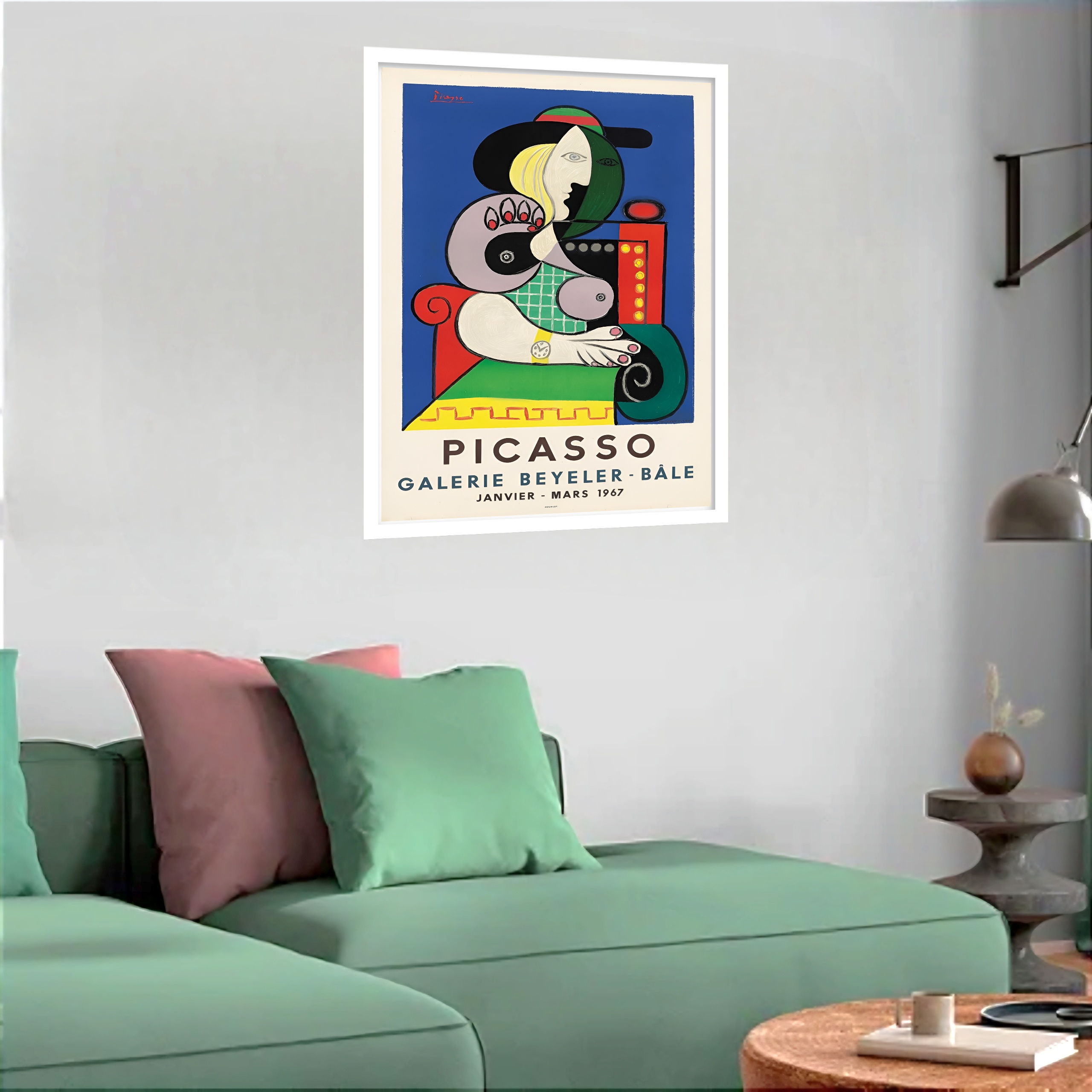 Quadro Decorativo Picasso Bâle - 70x50 cm