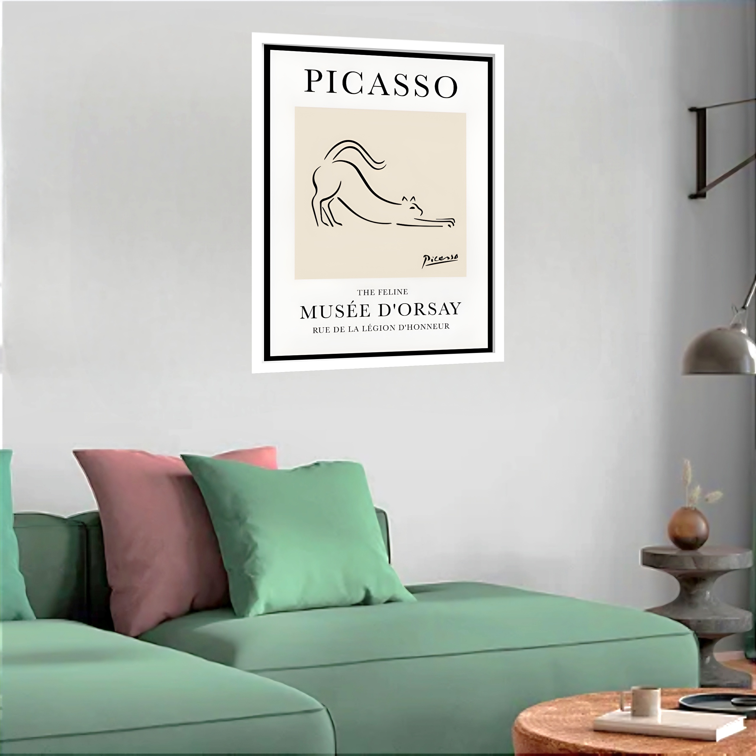 Quadro Decorativo Picasso The Feline - 70x50 cm