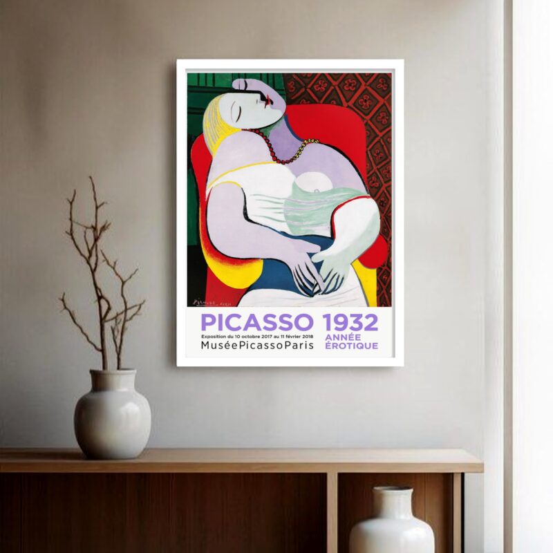 Quadro Decorativo Picasso1932 Année Érotique - 70x50 cm