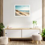 Quadro Decorativo Praia Areia Dourada - 50x70 cm