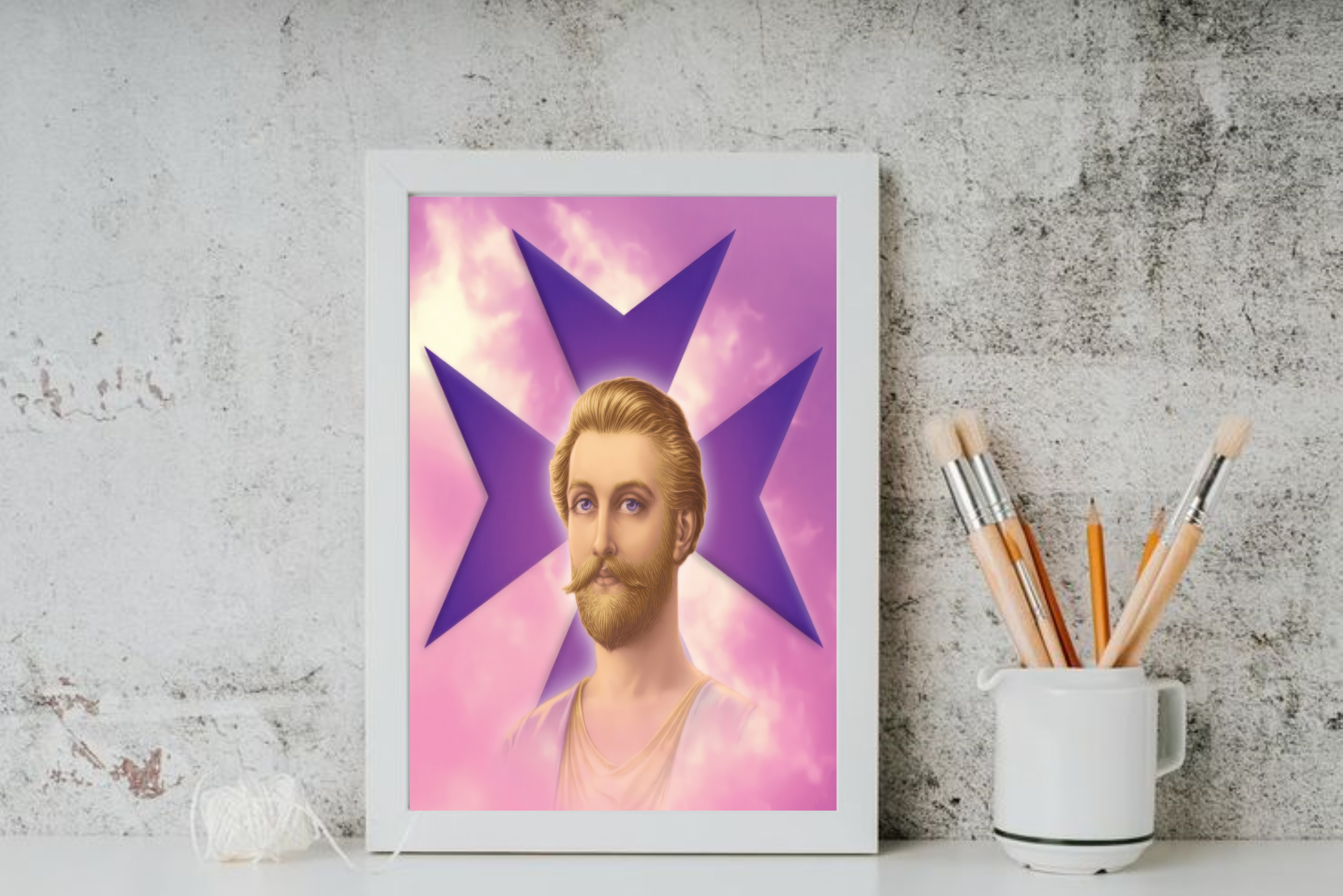 Quadro Decorativo Saint Germain Cruz b