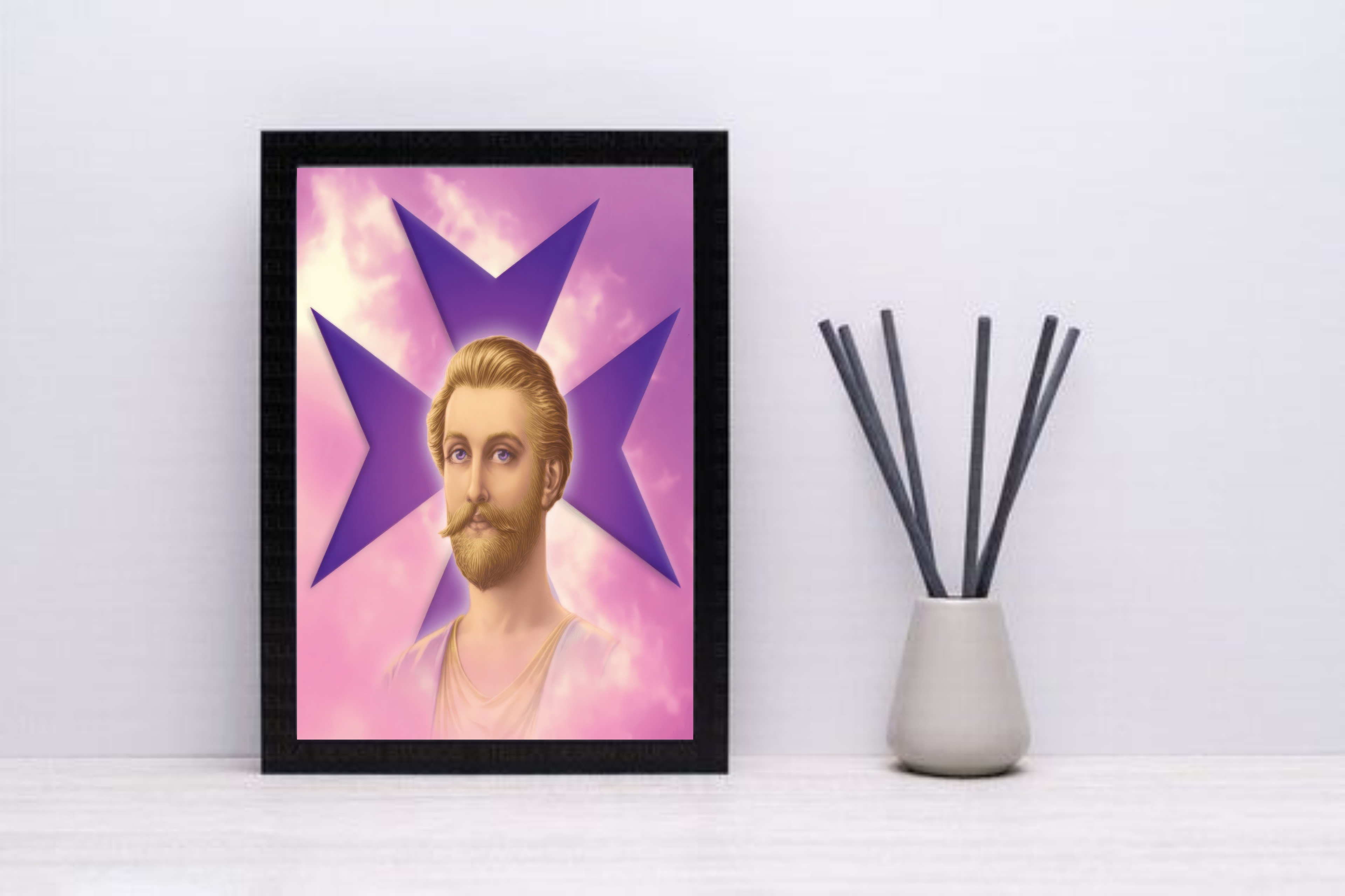 Quadro Decorativo Saint Germain Cruz