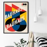 Quadro Decorativo Vintage Poster Bauhaus - 70x50 cm