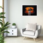 Quadro Decorativo Violão Vintage - 50x70 cm