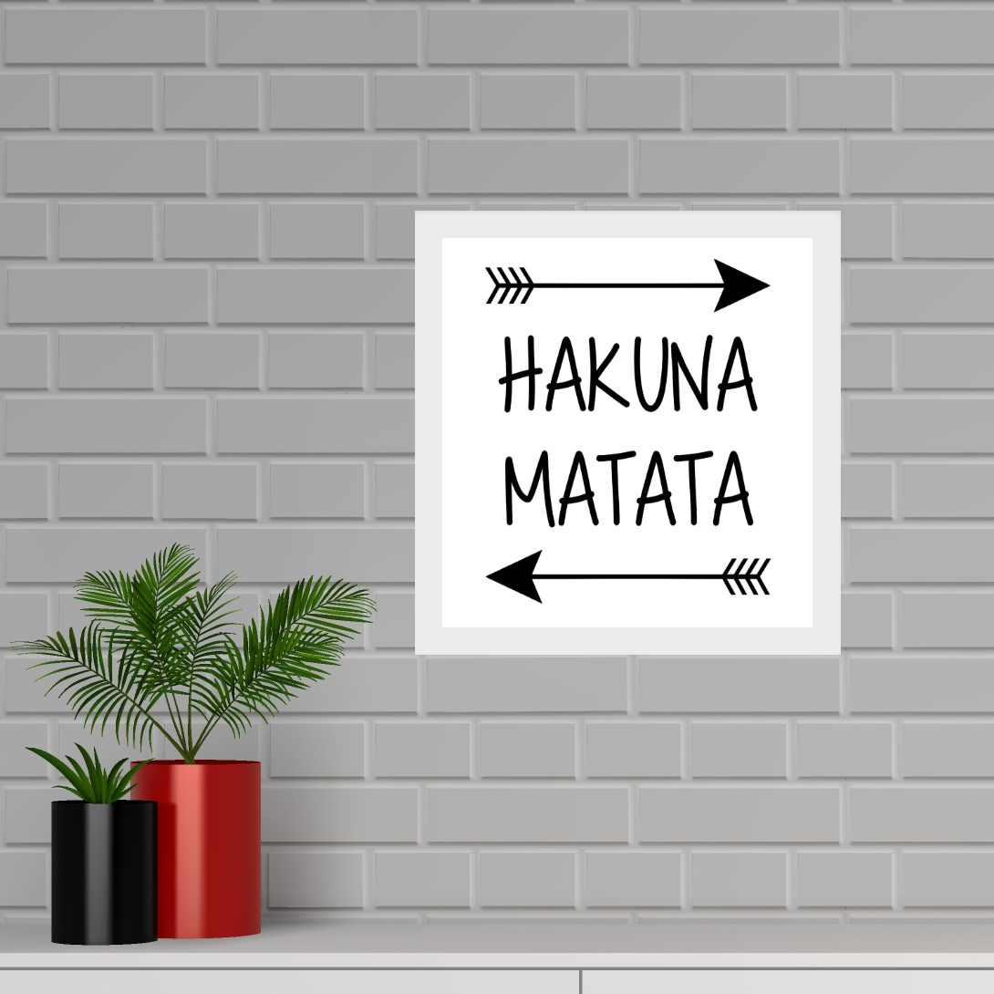HAKUNA MATATA MEANING | Printable Art | Hakuna Matata Print | Instant Download | Wall Décor | Inspirational Quotes | Digital Wall Art - Canada
