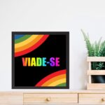 Quadro Quadrado Viade-Se - 33x33 Cm