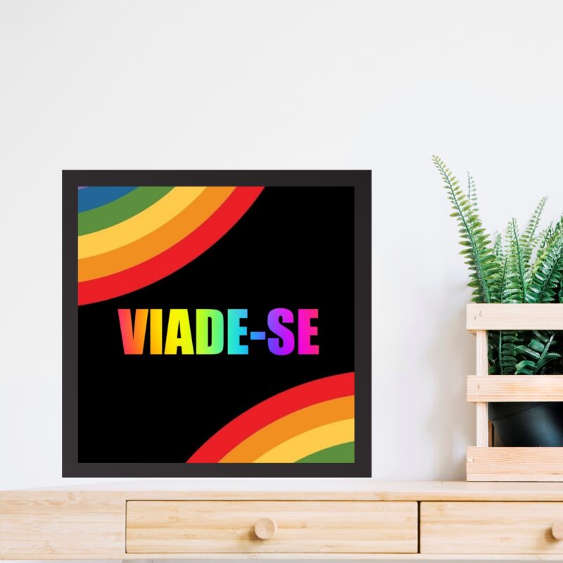 Quadro Quadrado Viade-Se - 33x33 Cm