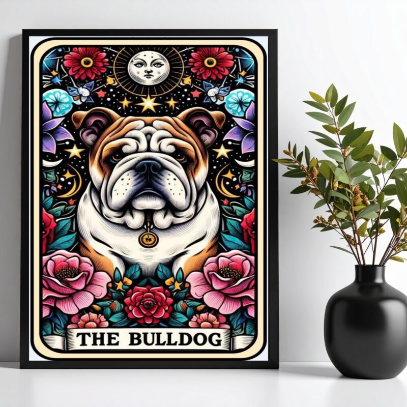 Quadro Carta Tarot - The Bulldog