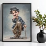Quadro Charlie Chaplin - Caricatura
