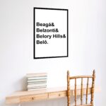 Quadro Decorativo Apelidos Belo Horizonte - 70x50 cm