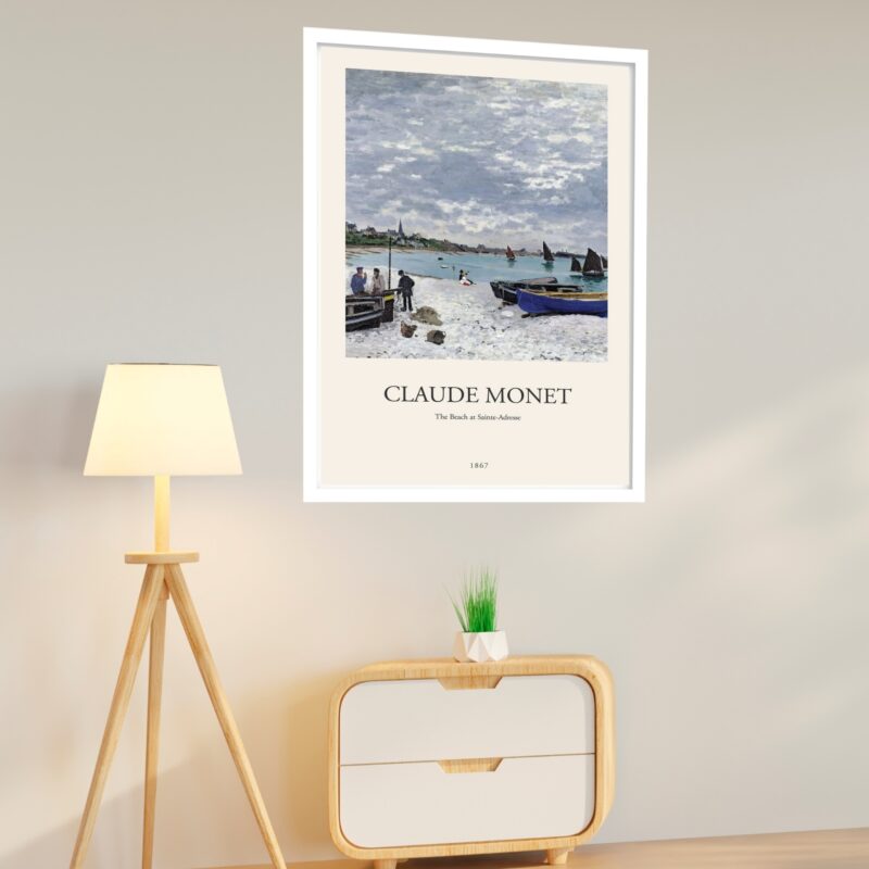 Quadro Decorativo Barcos Monet - 70x50 cm
