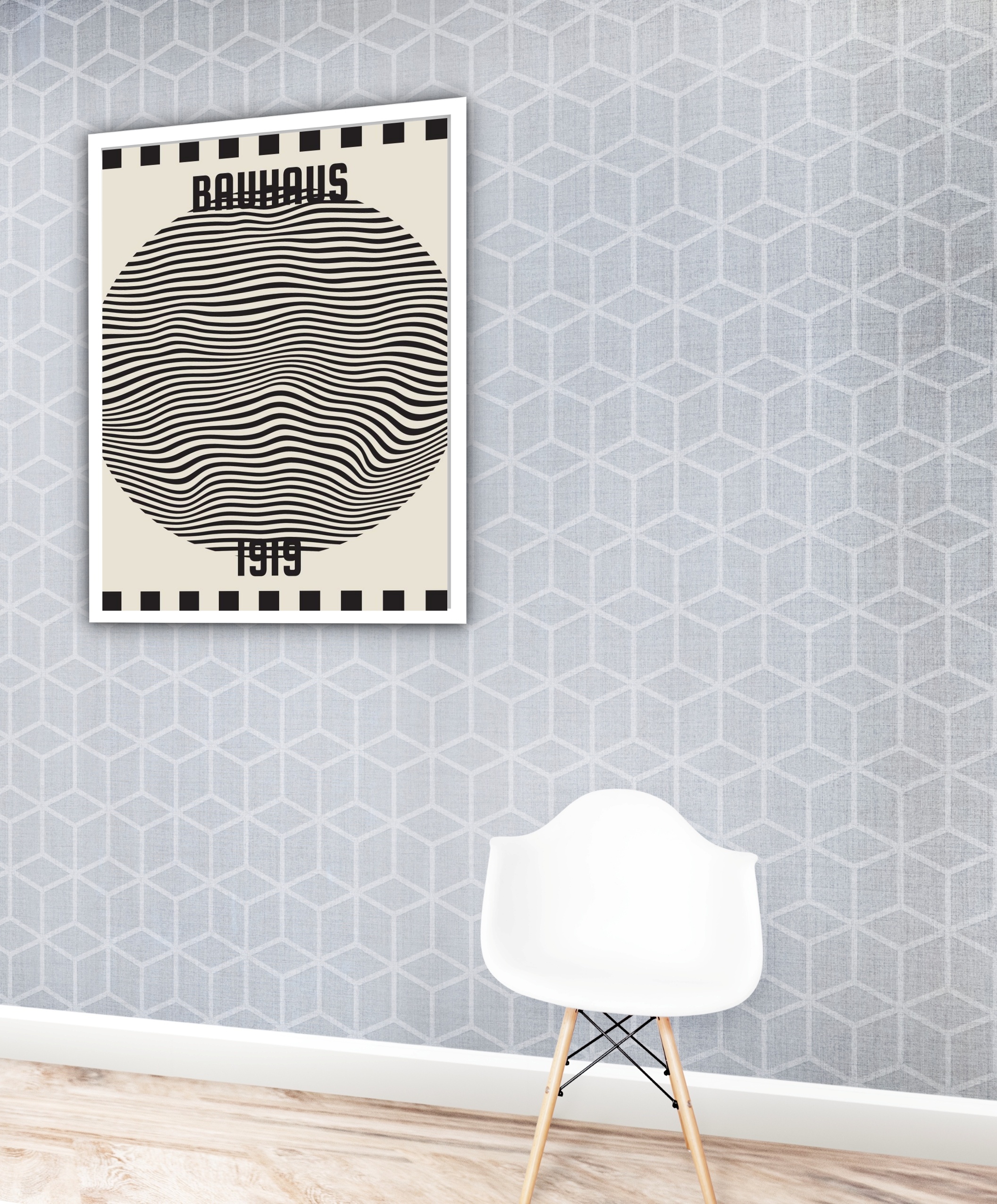 Quadro Decorativo Bauhaus 1919 - 70x50 cm