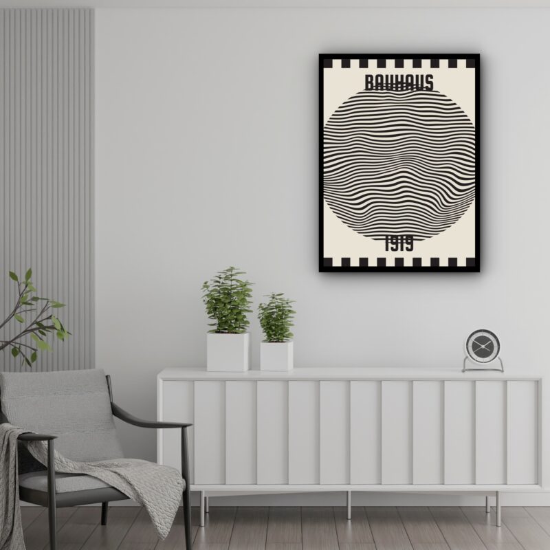 Quadro Decorativo Bauhaus 1919 - 70x50 cm