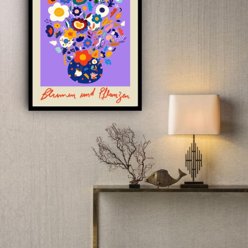 Quadro Decorativo Berlin Flower Market - 70x50 cm