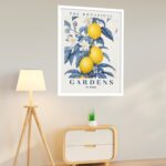 Quadro Decorativo Botanical Gardens Azul - 70x50 cm
