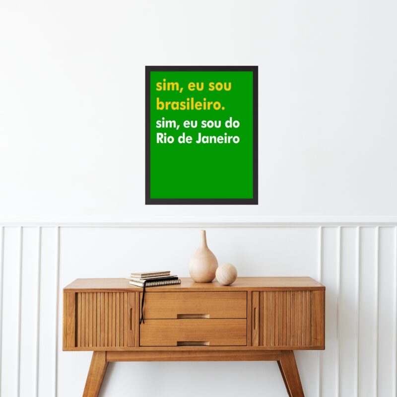 Quadro Decorativo Brasileiro Do Rio De Janeiro
