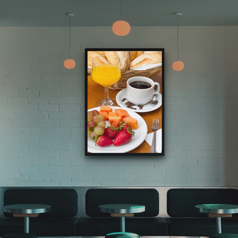 Quadro Decorativo Café Saudável - 70x50 cm