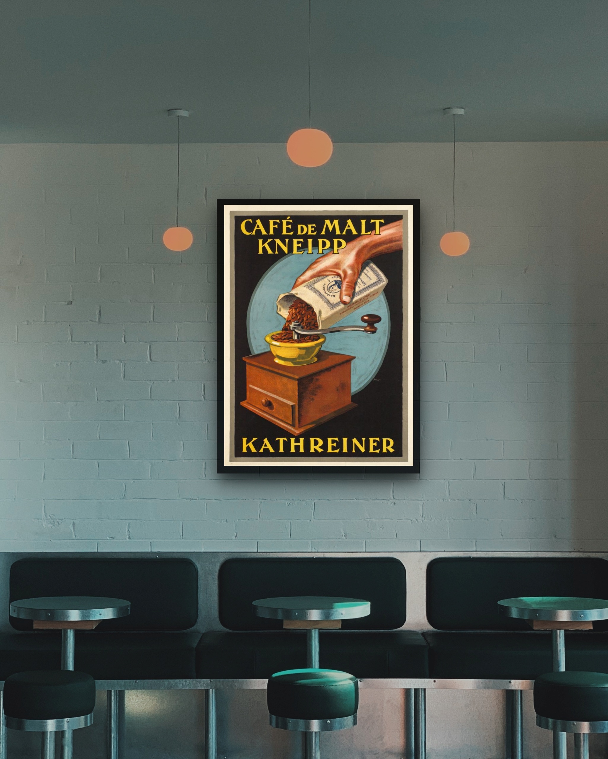 Quadro Decorativo Café de Malt Kneipp - 70x50 cm