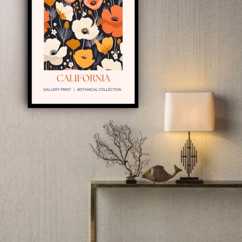 Quadro Decorativo California Flower Market - 70x50 cm